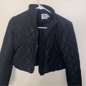 Cropped Mini Puffer Jacket